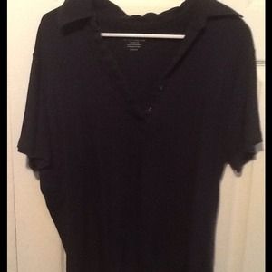 Plus size polo top
