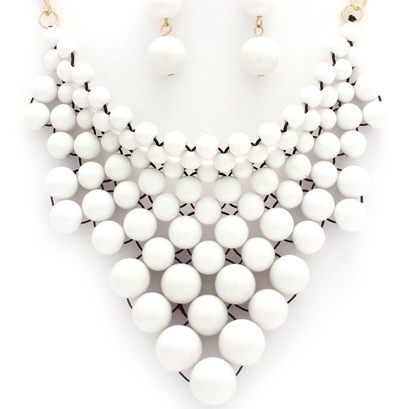 Necklace and earrings
