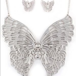 Necklace and earrings