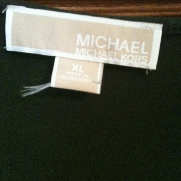 SOLDMichael Kors olive green top size XL