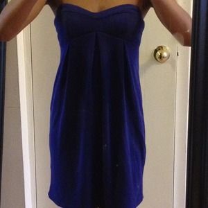 Dark Blue tube dress