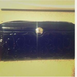 Authentic Coach black wallet