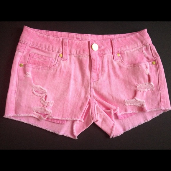 Pink stonewashed Shorts All sizes