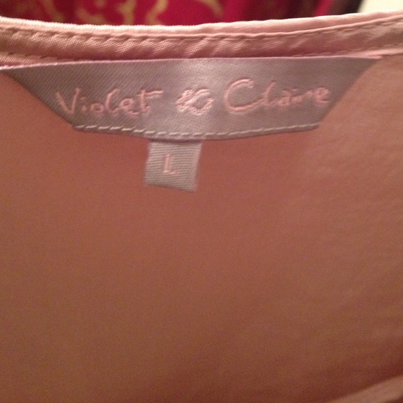 Light pink, silky top. - Picture 3 of 3