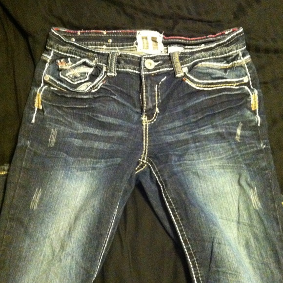 ⭐SOLD IN BUNDLE⭐TradeMark Jeans!! H Society - Picture 1 of 4