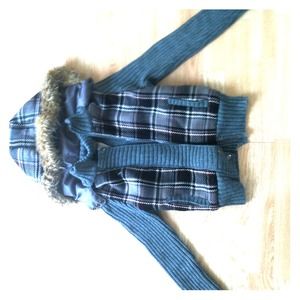 Zip up long sleeve vest