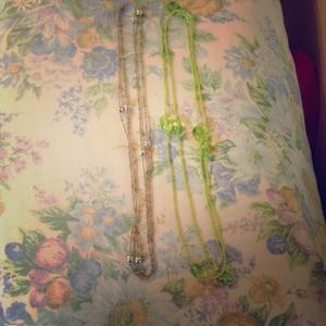 Two different necklaces! really pretty!