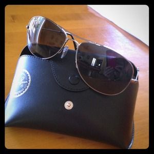 Authentic rayban cockpit aviators