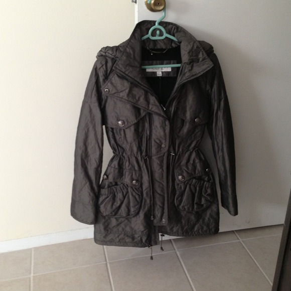 Fleece Lined Gray Coat by Laundry