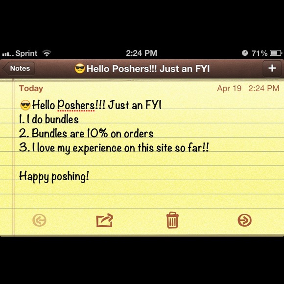 Happy Poshing!!!!