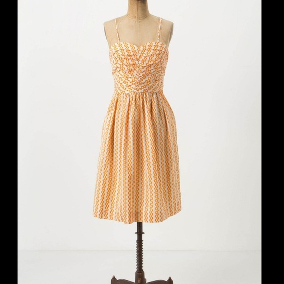 Strapless Anthropologie dress Vanessa Virginia - Picture 5 of 6