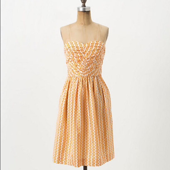 Strapless Anthropologie dress Vanessa Virginia - Picture 4 of 6