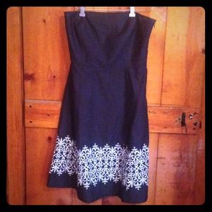 Reduced! Navy blue sundress Ann Taylor size 6P