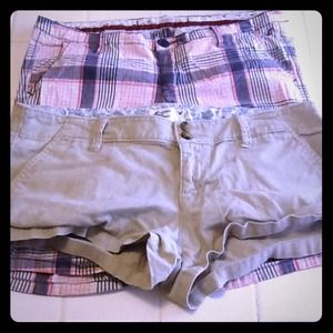 Shorts and Capri bundle. Plus belly ring bundle.