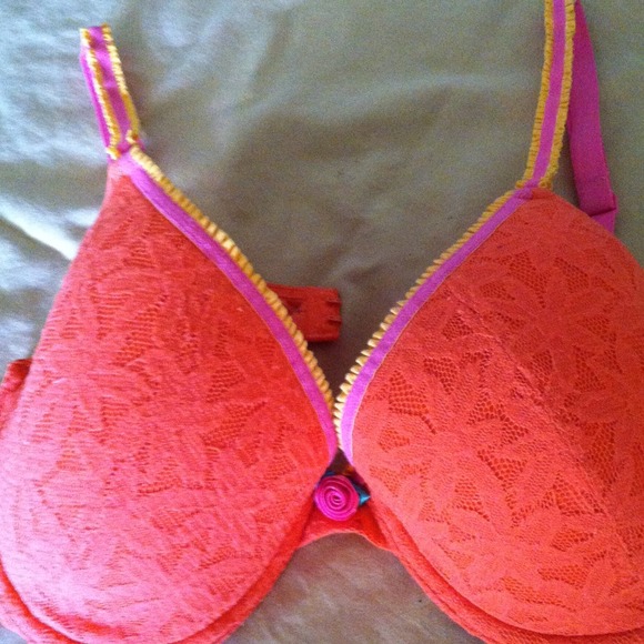 Pretty tangerine Bra