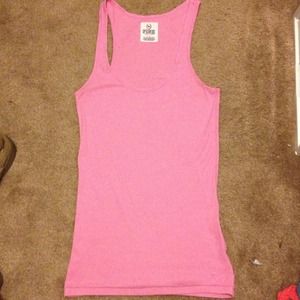 Pink racerback tank