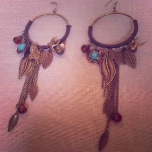 💋bundled💋Lucky Brand Cute bronze earrings