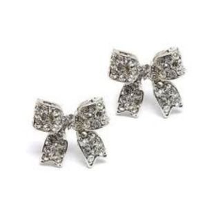 Silver Ribbon Studs