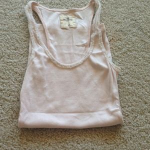 Lace trimmed Hollister tank top