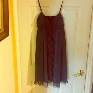 Ruffled cocktail dress