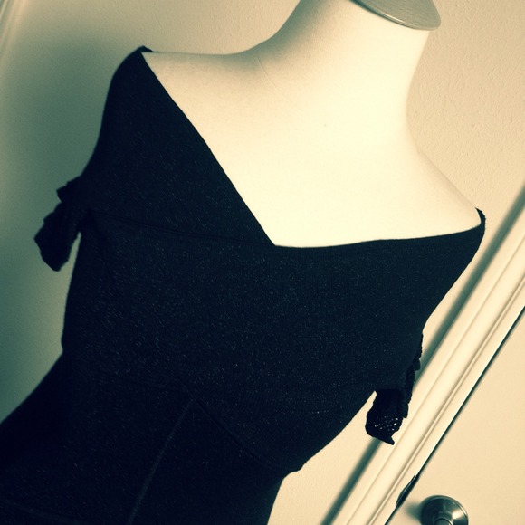 Zac Posen Convertible Black Knit Dress - Picture 3 of 4