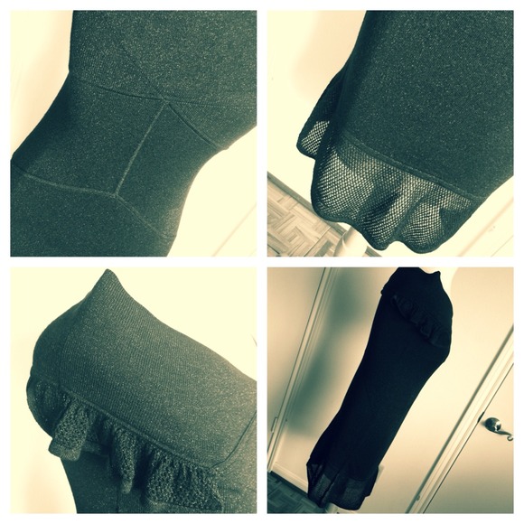 Zac Posen Convertible Black Knit Dress - Picture 4 of 4