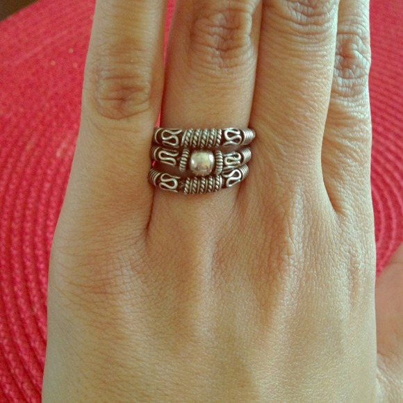 3 sterling silver stackable rings