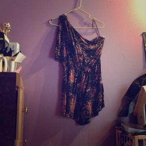 Cute Colorful Off-Shoulder Romper