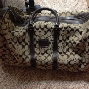 *SOLD* Coach Travel duffle bag