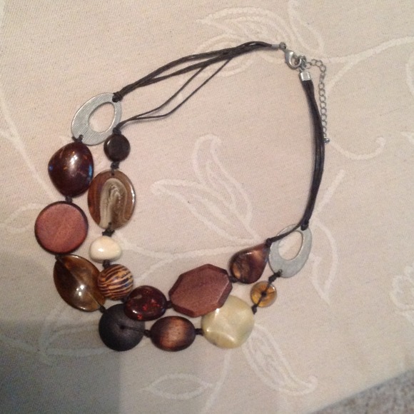 Cute Wood bead necklace