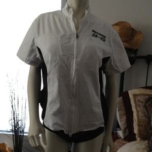 Harley zip front top!