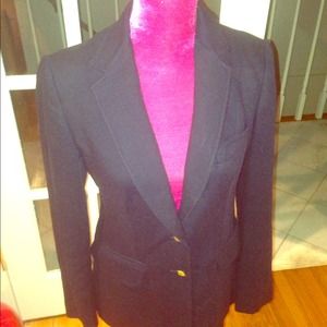 Evan Picone Lord and Taylor Navy Blue Blazer