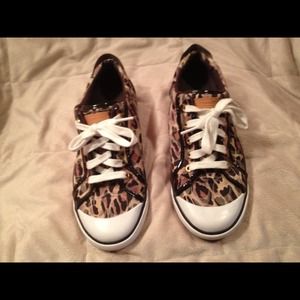 -->SOLD<-- 👟Leopard Print COACH Shoes 👟
