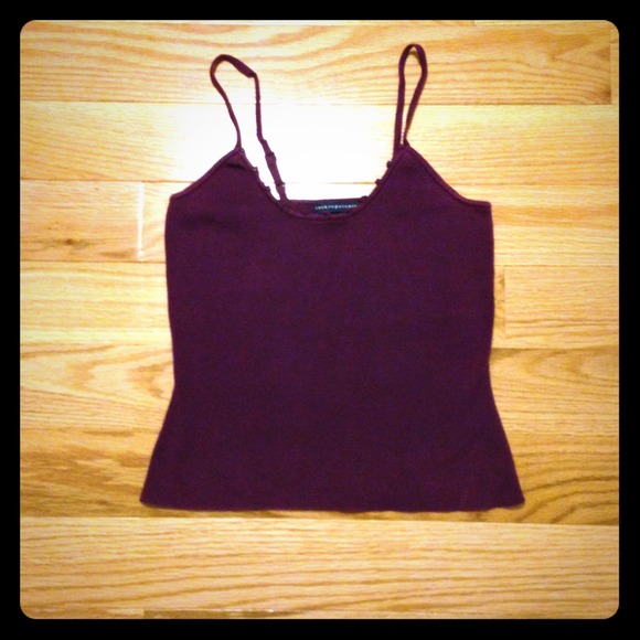 Cute anthropologie flower tank top!