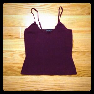 Cute anthropologie flower tank top!