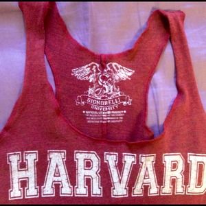 *****Sold****Signorelli Harvard Racerback Tank