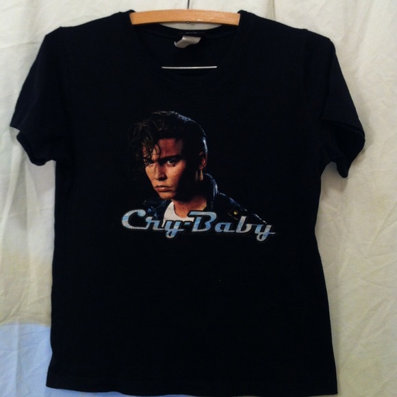 Johnny Depp Vintage Cry Baby T-shirt Jr L