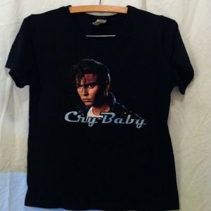 Johnny Depp Vintage Cry Baby T-shirt Jr L