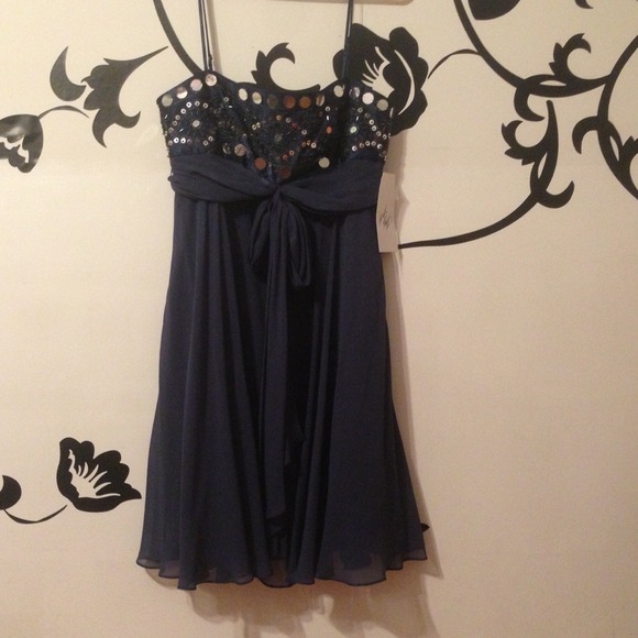 BCBG Maxazria Dark Steel Dress - Picture 3 of 4