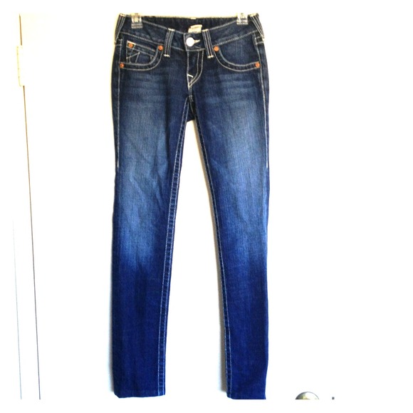 True religion stella style skinny jeans size 25