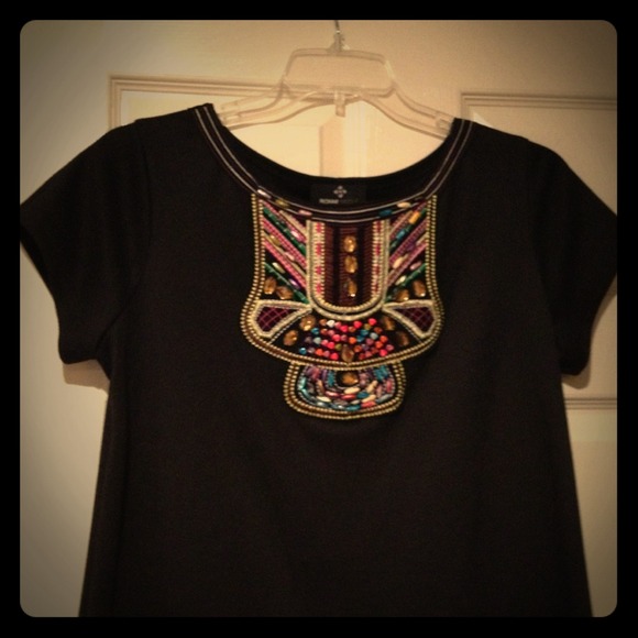 Size 16 NWT black boho dress