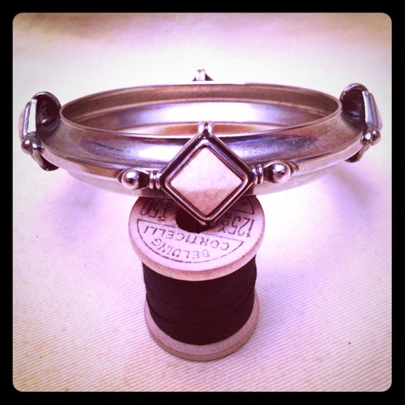 Vintage Metal Bracelet with Studs