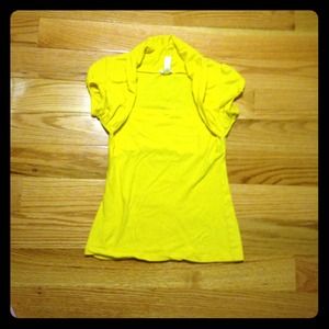 Yellow shirt!