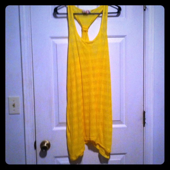 Yellow swimsuit coverup