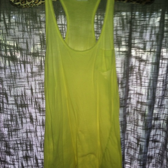 Yellow Forever 21 Racer-Back