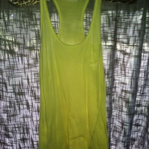 Yellow Forever 21 Racer-Back