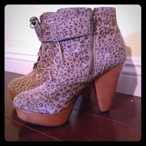 Cheetah print heels