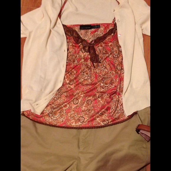 SOLD~  Limited silky paisley tank camisole top M
