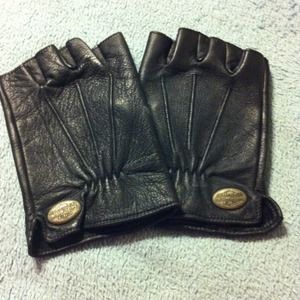 Harley Davidson open finger motorcycle gloves