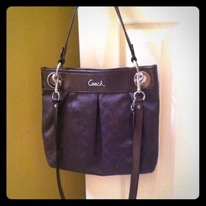 Gunmetal Gray Coach Cross Body